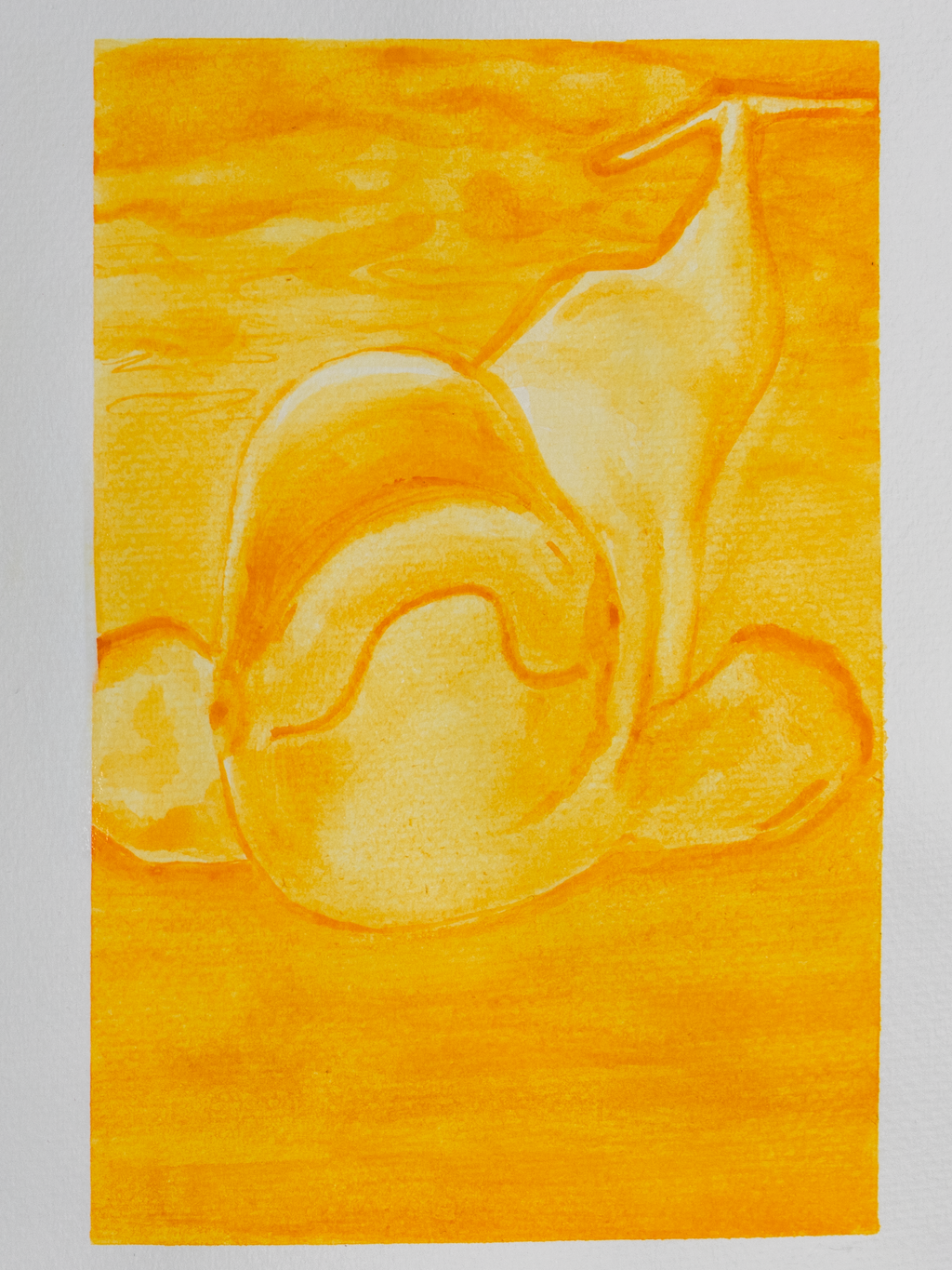 Beluga Whale Mini Print Postcard
