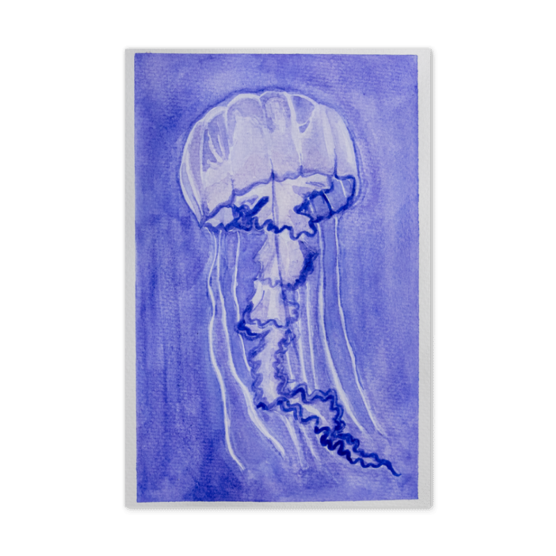 Jellyfish Mini Print Postcard
